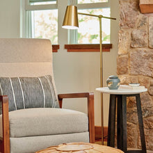 Load image into Gallery viewer, Small/Keepsake Shale Brass Silhouette Cat Cremation Urn, 30 cubic inches