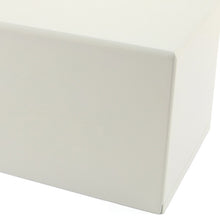 Load image into Gallery viewer, Large/Adult Somerset Box White, Full Size Funeral Cremation Urn for Ashes