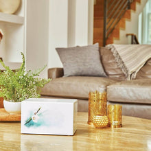 Load image into Gallery viewer, Large/Adult Cherry Blossoms Box Funeral Cremation Urn for Ashes 200 Cubic Inches