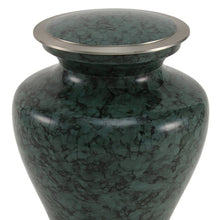 Load image into Gallery viewer, Large Funeral Cremation Urn for ashes, 200 Cubic Inches - Glenwood Gray Marble