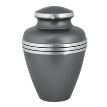 Load image into Gallery viewer, Large/Adult 228 Cubic Inches Black Brass Dover Funeral Cremation Urn for Ashes