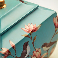 Load image into Gallery viewer, Magnolia Lovebirds Resin Adult 200 Cubic Inch Funeral Cremation Urn for Ashes