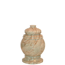 Load image into Gallery viewer, Small/Keepsake Princess Cameo Marble Funeral Cremation Urn