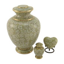Load image into Gallery viewer, Cloisonne Adult 200 Cubic Inch Funeral Cremation Urn for Ashes - Essence Opal