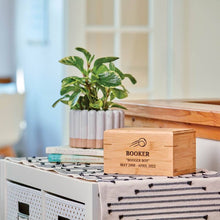 Load image into Gallery viewer, Small/Keepsake Bamboo Box Funeral Cremation Urn for Ashes, 85 Cubic Inches