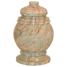 Load image into Gallery viewer, Small/Keepsake Princess Cameo Marble Funeral Cremation Urn