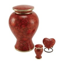 Load image into Gallery viewer, Cloisonne Adult 200 Cubic Inch Funeral Cremation Urn for Ashes
