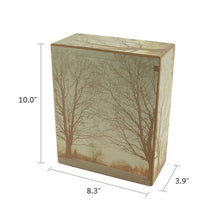 Load image into Gallery viewer, Wood Adult 195 Cubic Inch Funeral Scattering Urn for Ashes