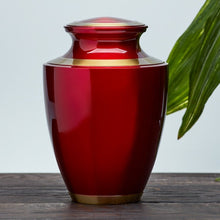 Load image into Gallery viewer, At Peace Memorials Trinity Crimson Large/Adult Cremation Urn