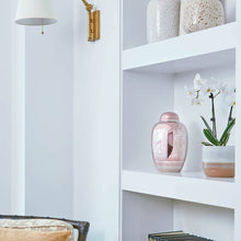 Load image into Gallery viewer, New,Adult Brass Pink Rose Large Funeral Cremation Urn for Ashes,200 Cubic Inches