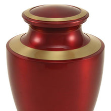 Load image into Gallery viewer, At Peace Memorials Trinity Crimson Large/Adult Cremation Urn