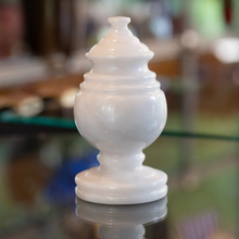 Load image into Gallery viewer, 2 Cubic Inches Princess Antique White Memento Marble Cremation Urn
