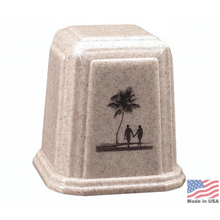 Load image into Gallery viewer, Large/Adult 275 Cubic Ins Ancestral Granite Cremation Urn - Choice of 15 Colors