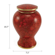 Load image into Gallery viewer, Cloisonne Adult 200 Cubic Inch Funeral Cremation Urn for Ashes