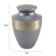 Load image into Gallery viewer, At Peace Memorials Lineas Starlight Blue Large/Adult Cremation Urn