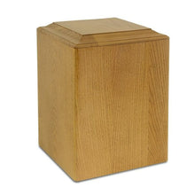 Load image into Gallery viewer, Large/Adult 220 Cubic Inches Plain Wood Funeral Cremation Urn for Ashes