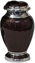 Load image into Gallery viewer, At Peace Memorials Hotep Brown Keepsake Urn for Ashes