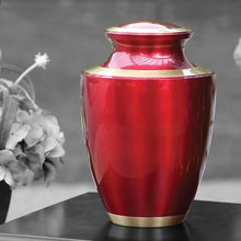 Load image into Gallery viewer, At Peace Memorials Trinity Crimson Large/Adult Cremation Urn