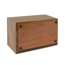 Load image into Gallery viewer, Large/Adult 210 Cubic Inches Windsor Wood Funeral Cremation Urn for Ashes