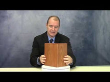 Load image into Gallery viewer, Large/Adult 225 Cubic Inches Sansa Wood Funeral Cremation Urn for Ashes