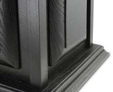 Load image into Gallery viewer, Large/Adult 210 Cubic Inches Montgomery Black Wood Funeral Cremation Urn for Ashes
