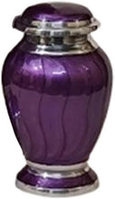 Load image into Gallery viewer, At Peace Memorials Hotep Dark Purple Keepsake Urn for Ashes