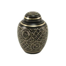 Load image into Gallery viewer, Solid Brass Radiance Infant/Child/Pet Funeral Cremation Urn 45 Cubic Inches