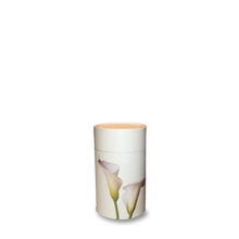 Load image into Gallery viewer, Biodegradable Small/Keepsake Lily Scattering Tube Cremation Urn - 20 cubic inches