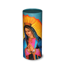 Load image into Gallery viewer, Biodegradable Adult Our Lady of Guadalupe Scattering Tube Cremation Urn - 200 cubic inches