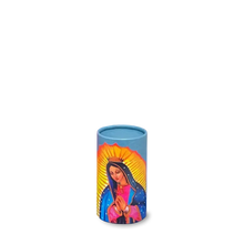 Load image into Gallery viewer, Biodegradable Small/Keepsake Our Lady of Guadalupe Scattering Tube Cremation Urn - 20 cubic inches