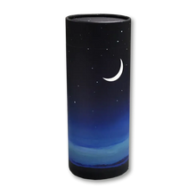 Load image into Gallery viewer, Biodegradable Adult Starry Night Scattering Tube Cremation Urn - 200 cubic inches