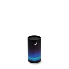Load image into Gallery viewer, Biodegradable Small/Keepsake Starry Night Scattering Tube Cremation Urn - 20 cubic inches