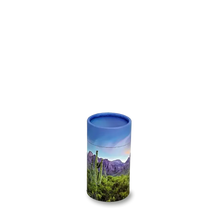 Load image into Gallery viewer, Biodegradable Small/Keepsake Saguaro Trail Scattering Tube Cremation Urn - 20 cubic inches