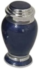 Load image into Gallery viewer, At Peace Memorials Hotep Navy Blue Adult Urn for Ashes