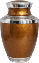 Load image into Gallery viewer, At Peace Memorials Cordoba Brown Adult Urn for Ashes