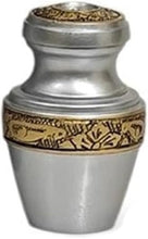 Load image into Gallery viewer, At Peace Memorials Tranquility Silver Keepsake Urn for Ashes