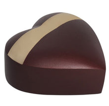 Load image into Gallery viewer, Small/Keepsake 3 Cubic Inches Cabernet Heart Cremation Urn for Ashes