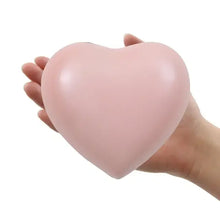 Load image into Gallery viewer, New Brass Pearl Pink Arielle Heart Funeral Cremation Urn w/stand, 20 Cubic inches