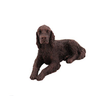 Load image into Gallery viewer, Bronze Irish Setter Walnut Base Pet Cremation Urn w/ Figurine in 5 diff base sizes