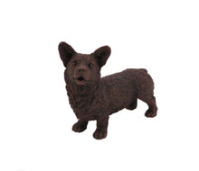 Load image into Gallery viewer, Bronze Welsh Corgi Pet Cremation Urn in 5 Diff Walnut Base Sizes