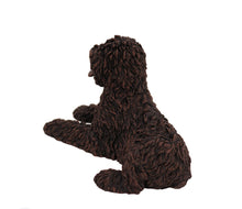 Load image into Gallery viewer, Bronze Sheepdog Pet Cremation Urn in 5 Diff Walnut Base Sizes