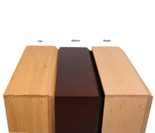 Load image into Gallery viewer, Small 85 Cubic Inches Oak Pet Photo Urn for Ashes with Engravable Nameplate