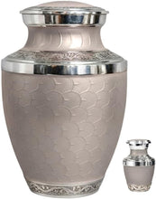 Load image into Gallery viewer, At Peace Memorials Cordoba Warm Sand Urn for Ashes SET