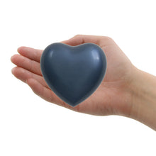 Load image into Gallery viewer, Heart Keepsake Brass Moonlight Blue Funeral Cremation Urn for Ashes, 3 Cubic Inches