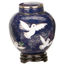 Load image into Gallery viewer, Small/Keepsake 2.5 Cubic Inches Dove Miniature Cremation Urn for Ashes