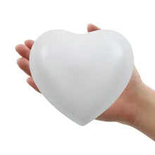 Load image into Gallery viewer, New Brass Pearl White Arielle Heart Funeral Cremation Urn w/stand,20 Cubic inch