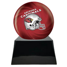 Load image into Gallery viewer, Large/Adult 200 Cubic Inch Arizona Cardinals Metal Ball on Cremation Urn Base
