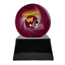 Load image into Gallery viewer, Large/Adult 200 Cubic Inch Washington Redskins Metal Ball on Cremation Urn Base