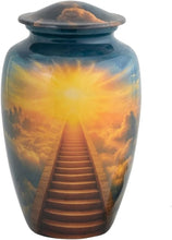 Load image into Gallery viewer, At Peace Memorials Stair Way to Heaven Set Urn for Ashes