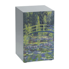 Load image into Gallery viewer, At Peace Memorials Large/Adult 200 Cubic Inches Life Canvas Water Lilies Pewter Cremation Urn